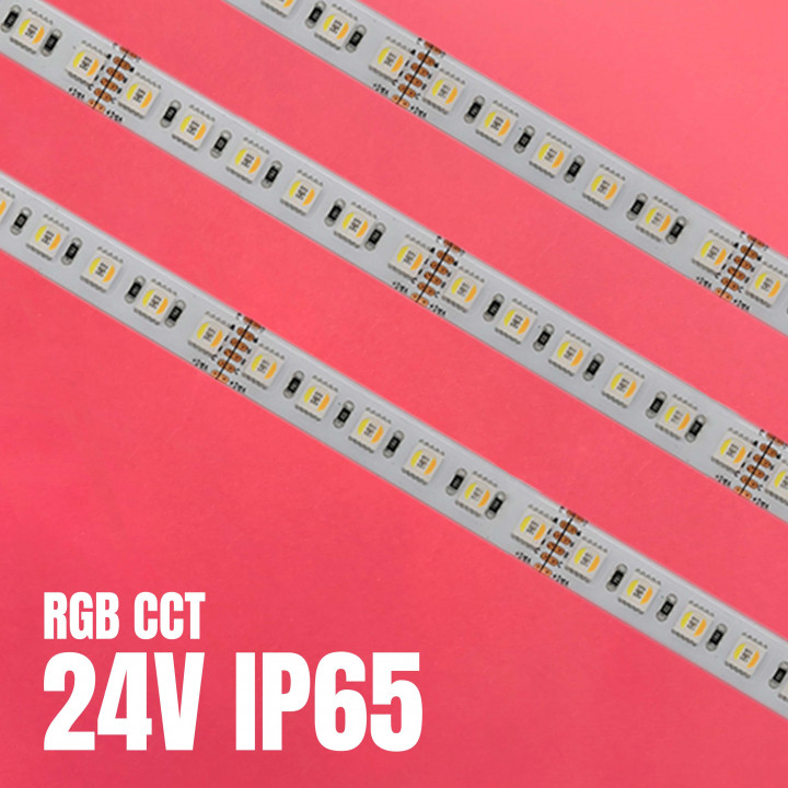 Tira LED RGBCCT 24V IP65 | Canarlight