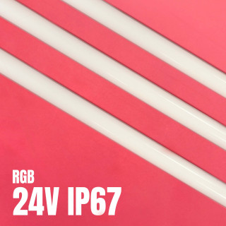 Tira Neón LED RGB 24V IP67 | Canarlight