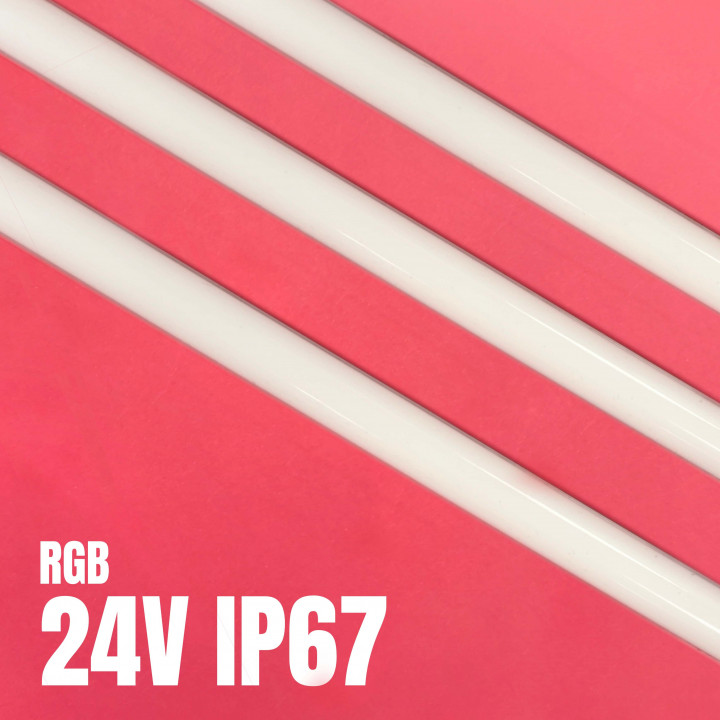 Tira Neón LED RGB 24V IP67 | Canarlight
