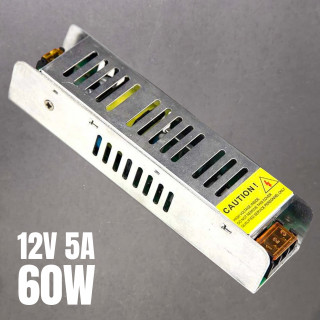 Fuente de Alimentación para Tiras LED 60W 12V IP20 | Canarlight