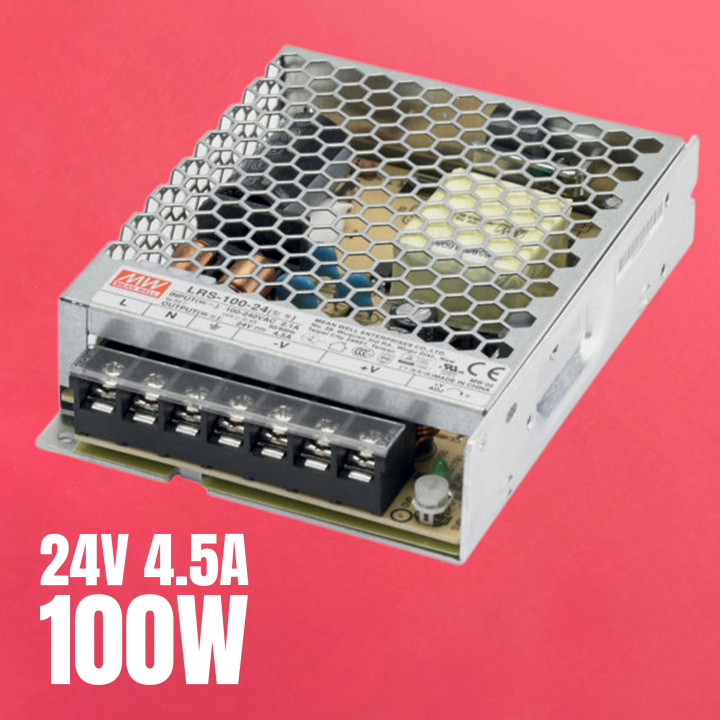 Fuente de Alimentación para Tiras LED 100W 24V IP20 | Canarlight