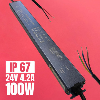 Fuente de Alimentación Lineal para Tiras LED 100W 24V IP67 | Canarlight