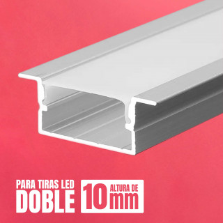 Recessed Profile for LED Strip (10mm Height) | Canarlight