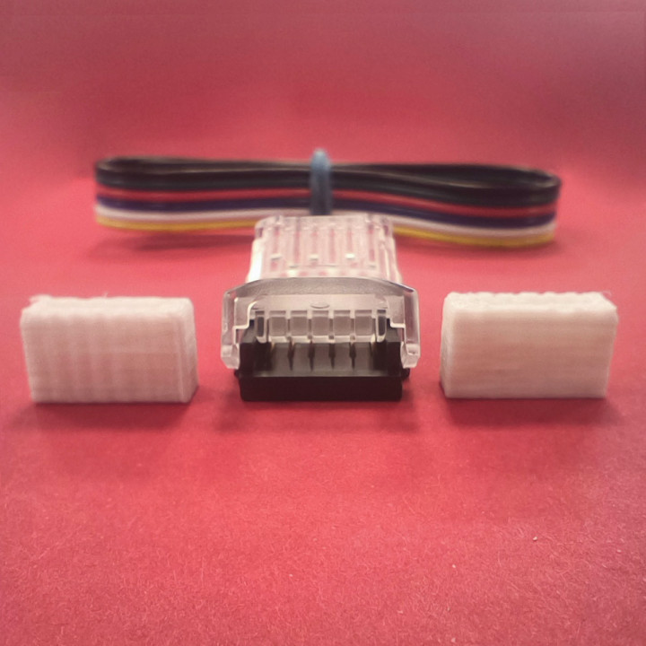 Pack cable y conector tira led SMD 6 pines | Canarlight