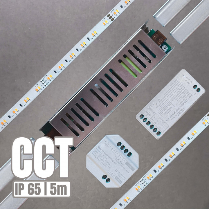 Pack de Instalación LED CCT IP65 (5m) | Canarlight