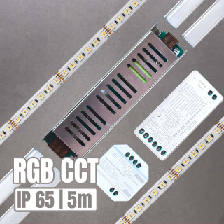 Pack de Instalación LED RGB CCT IP65 (5m) | Canarlight