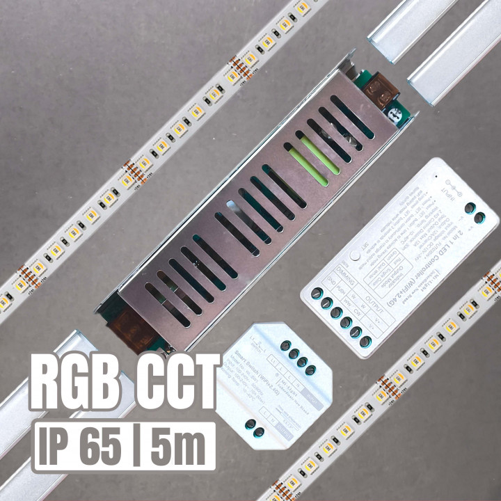 LED Installation Pack RGB CCT IP65 (5m) | Canarlight