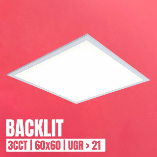 Panel LED BACKLIT 40W 3CCT (3000K - 4000K - 6500K) UGR 21 | Canarlight