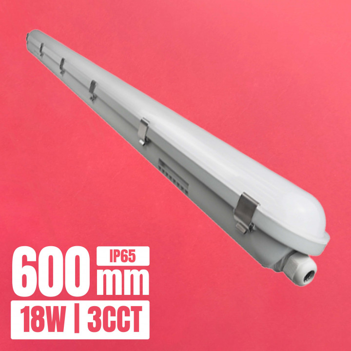 Recessed Round LED Panel 24W 3CCT Ø298mm | Canarlight