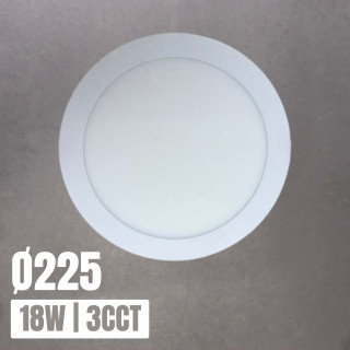 Downlight LED empotrable 18W Ø225mm | Canarlight