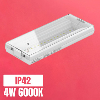 Luz de emergencia LED EASYLUX II 3W 6000K IP42 3h de autonomía | Canarlight