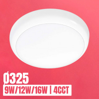 Plafón LED RUMU 9W/12W/16W 4CCT Ø325mm  | Canarlight