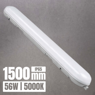 Pantalla LED estanca ARMADURA T8 56W 5000K 1500mm IP65 IK08 | Canarlight