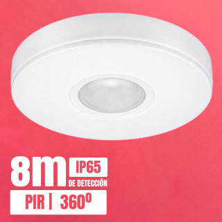 ST05L PIR sensor 360° ceiling IP65 8m | Canarlight