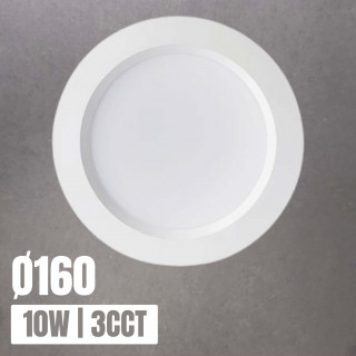 Downlight LED UNA II 15W 3CCT Ø140 IP65/IP44 | Canarlight