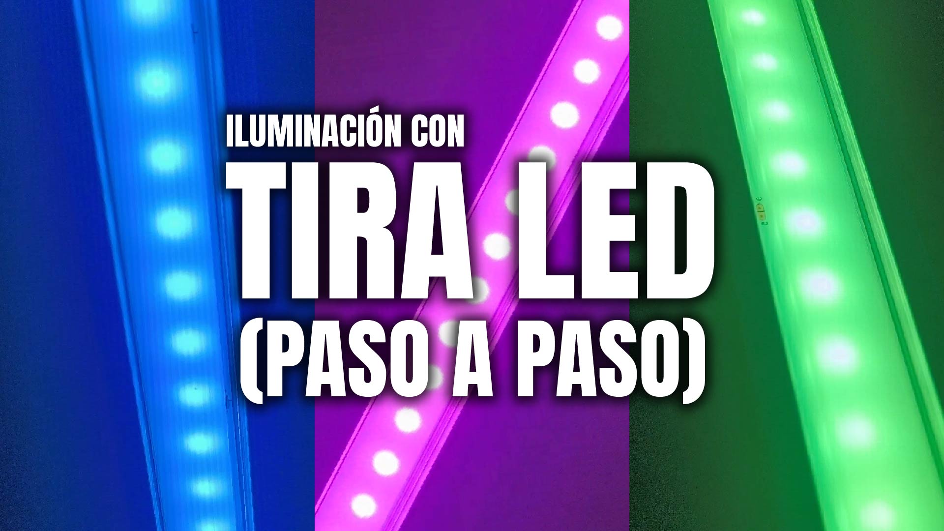 Iluminación con tiras LED